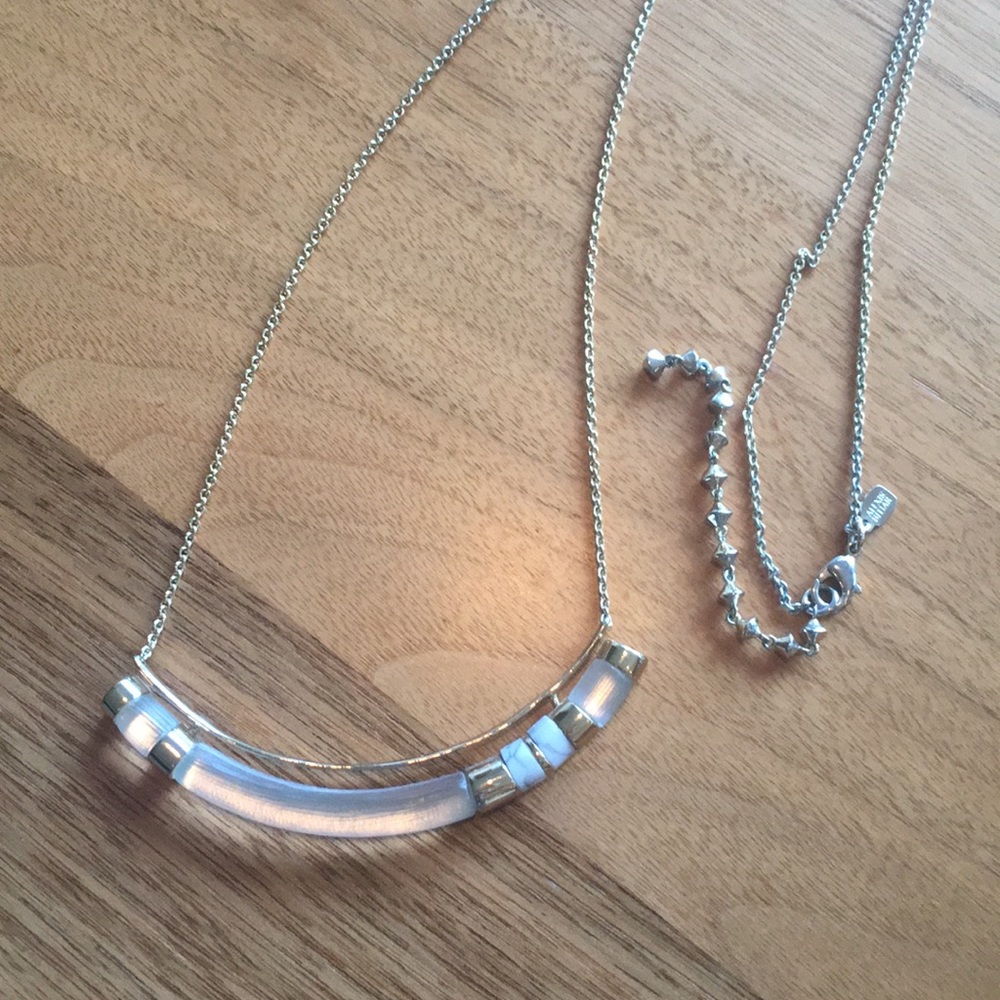 Alexis Bittar Cresent Pendent Necklace
